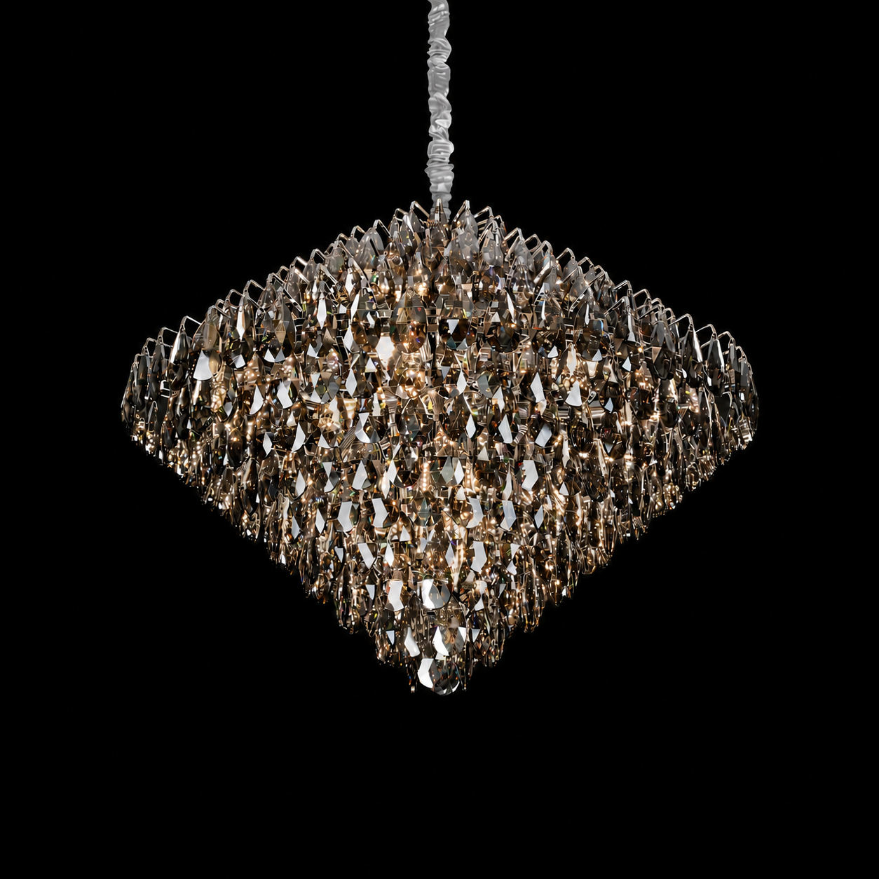Luxury Square Crystal Chandelier
