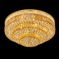 Luxury Round Crystal Flush Mount Chandelier