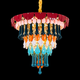 Luxury French Gold Multicolor Crystal Chandelier
