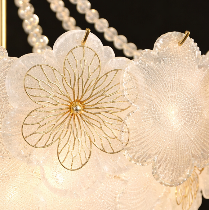 Elysian Petal Crystal Chandelier
