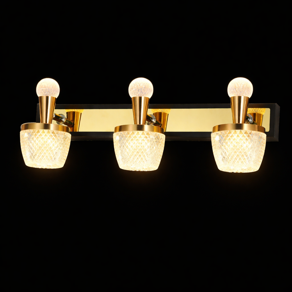 Elara Triple Crystal Wall Light