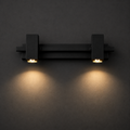 Noir Linear Duo Wall Spotlight