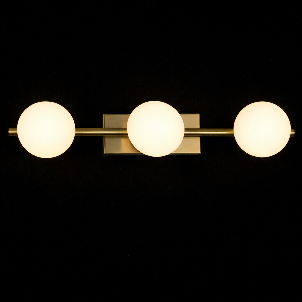 Solvian Triple Orb Wall Light