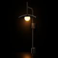 Modern Black Dome Wall Light