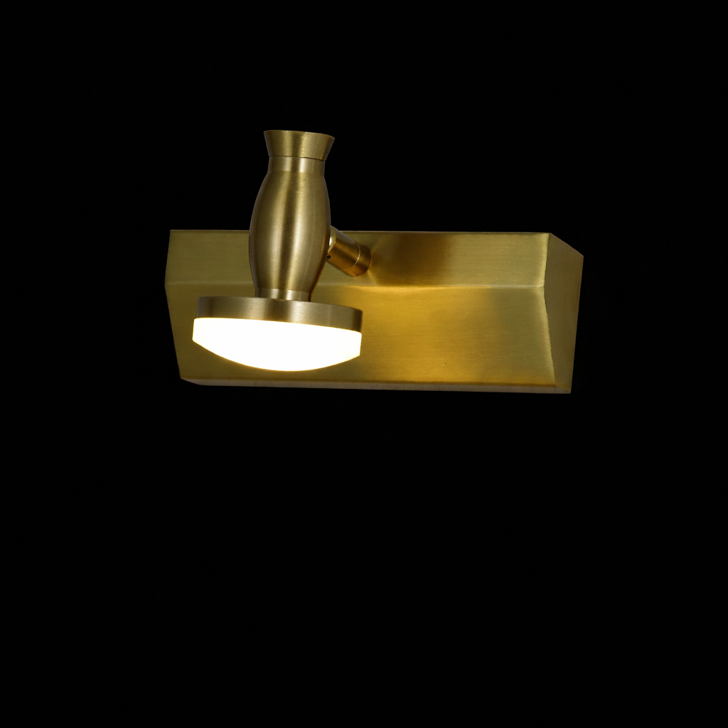 NovaTilt Brass Wall Sconce