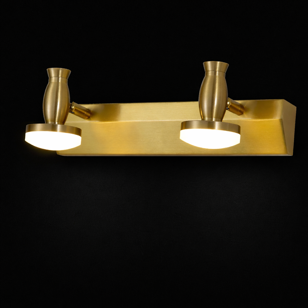 Luma Duo Gold LED Wall Light