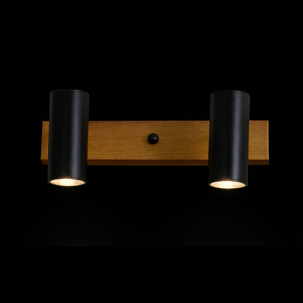 Nero Dual Cylinder Wall Light