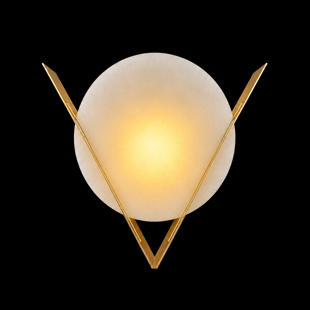 Mooncrest Gold Wall Sconce Light