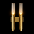 Aurelia Twin Reed Glass Wall Sconce