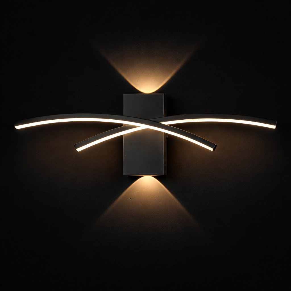 ArcAura Dual Curve LED Wall Light