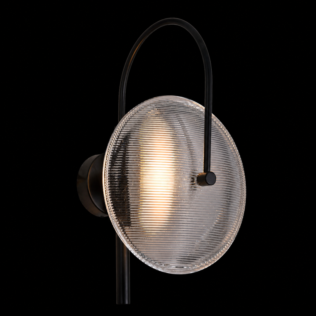 Halo Disc Arc Wall Sconce