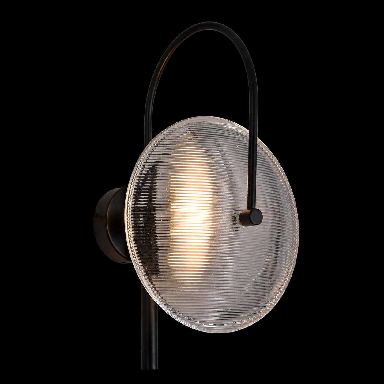 Halo Disc Arc Wall Sconce