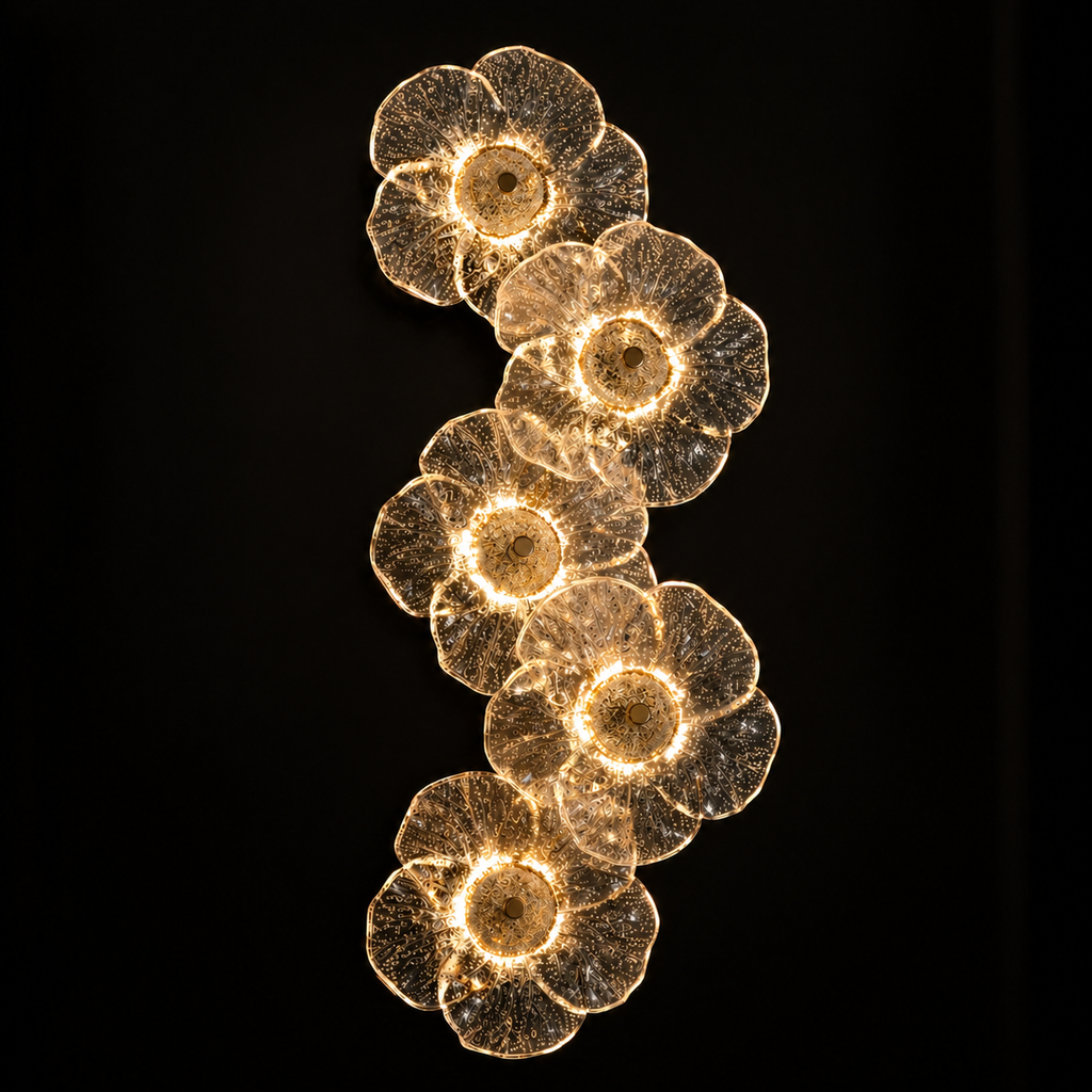 Celestia Bloom Cascade Wall Lamp