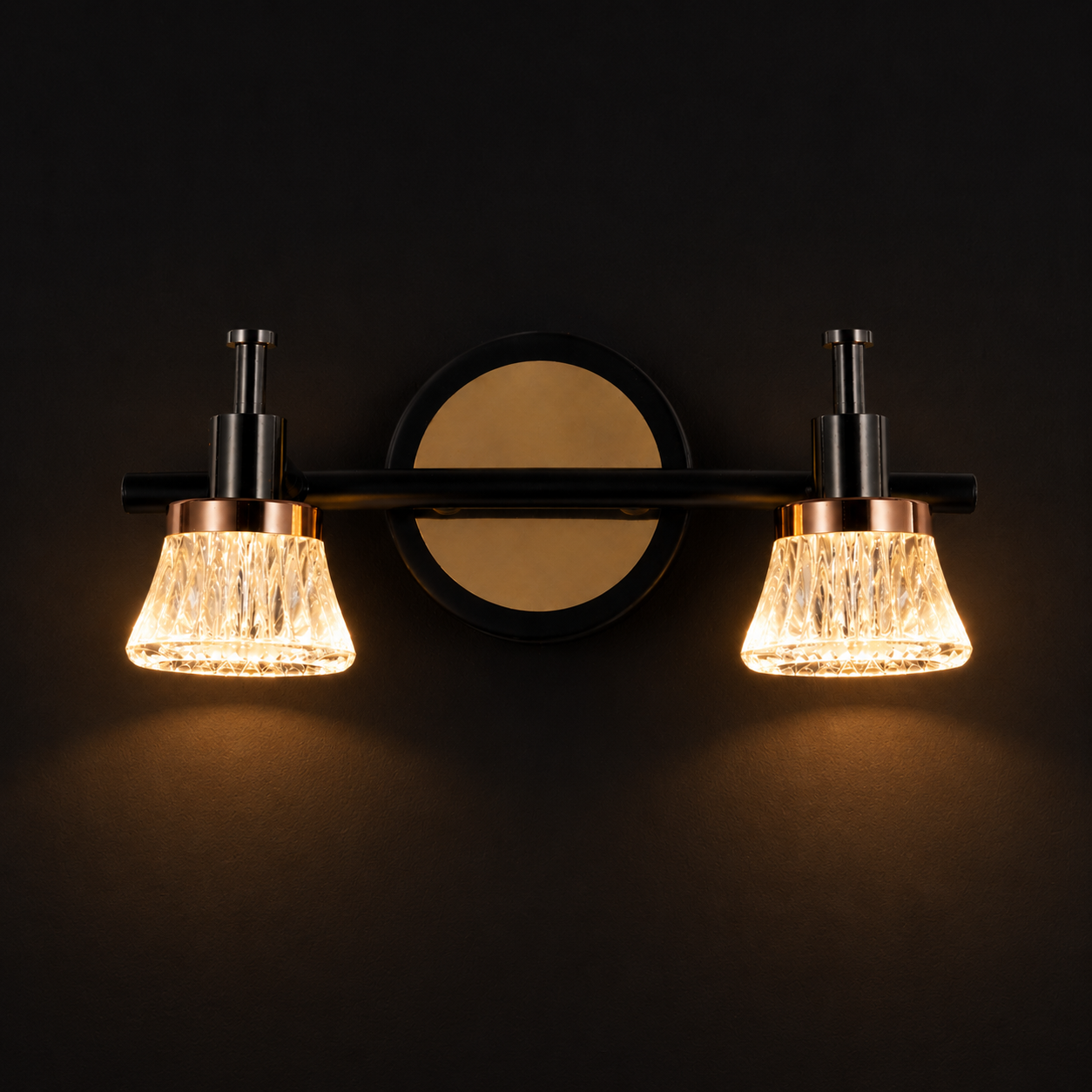 Eclipse Crystal Duo Vanity & Mirror Light