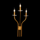 Glimmering Ember Candlestick Wall Sconce