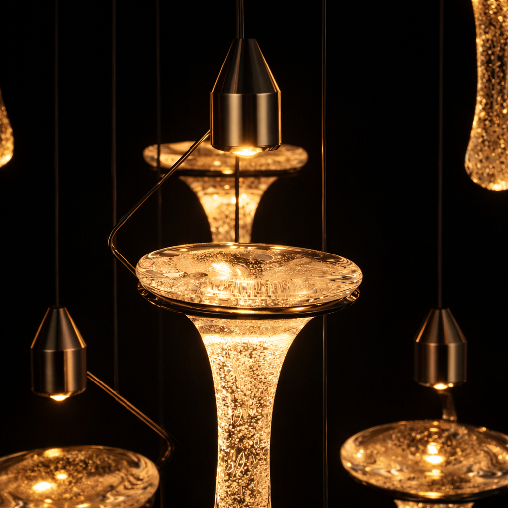 Aurora Cascade Crystal Pendant Chandelier