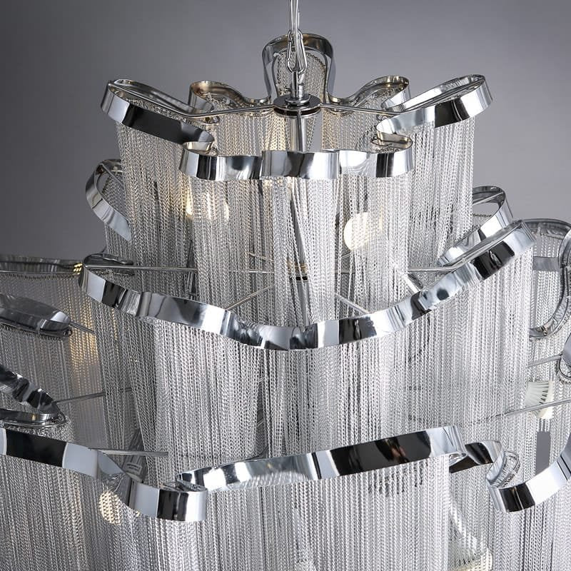 CelestiChic Silver Chandelier