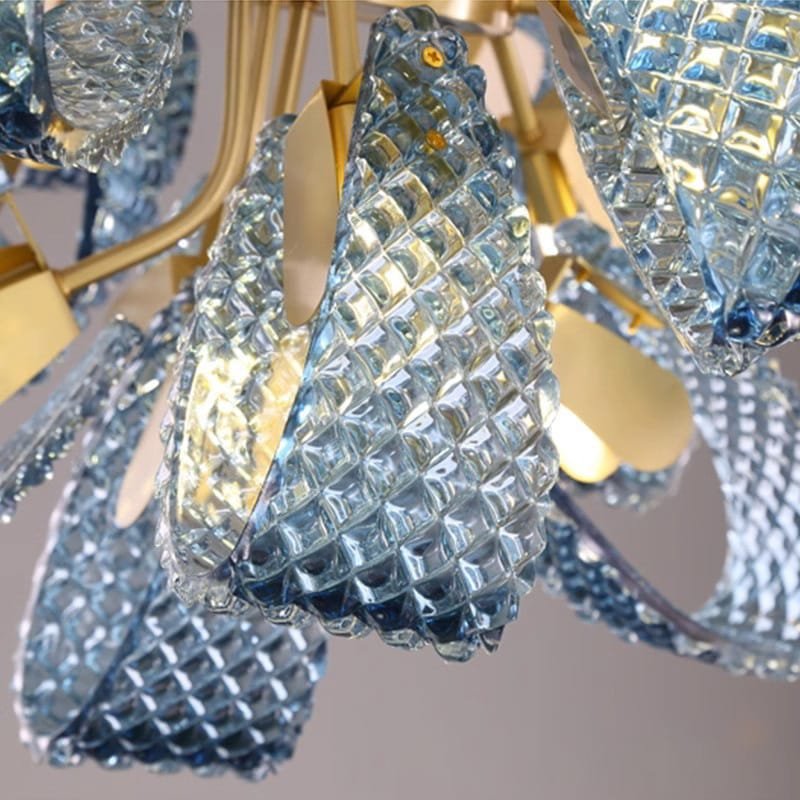 InfiniteInk Glass Chandelier