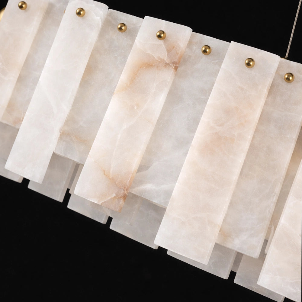 Averra Grand Marble Ring Chandelier