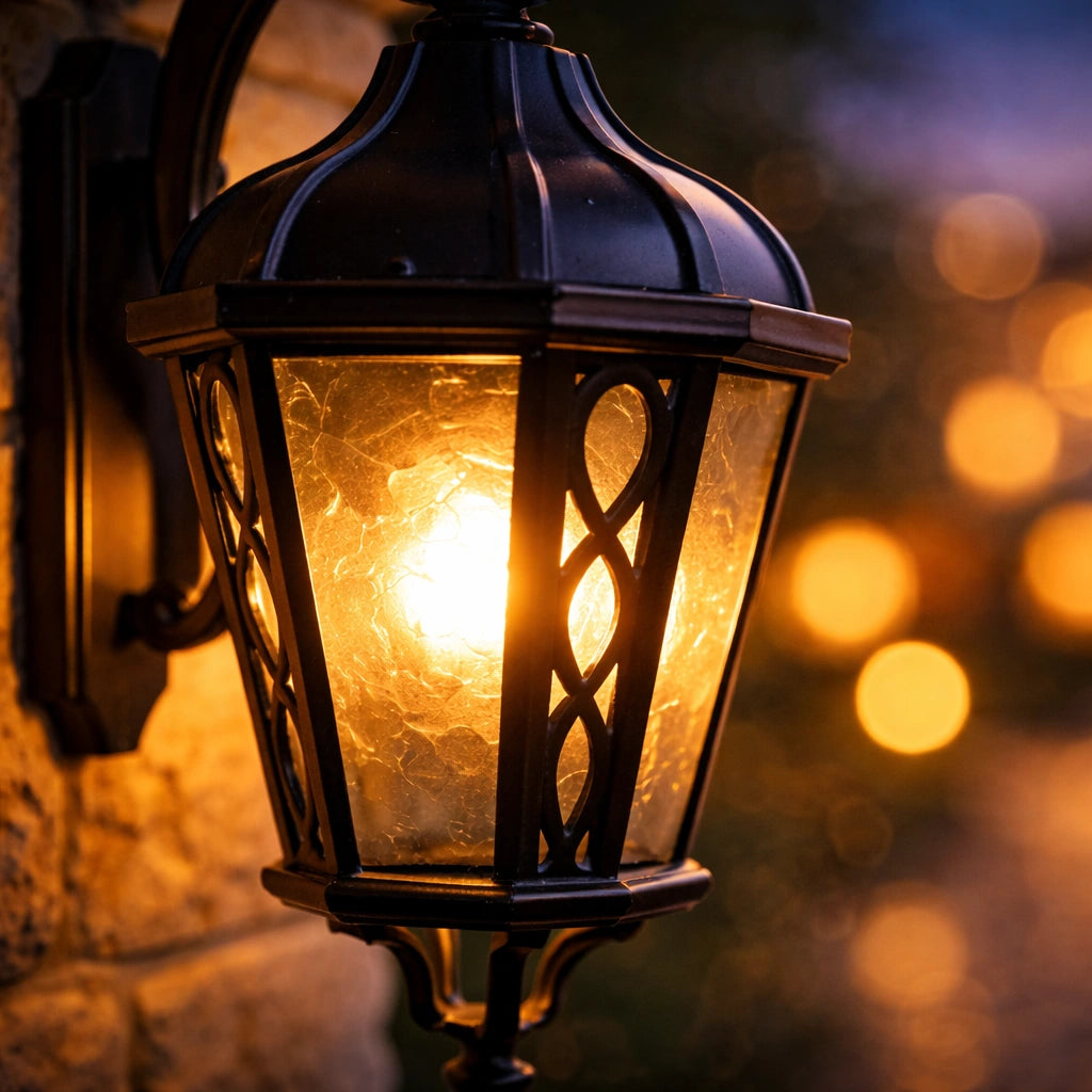 Arc Crest Entrance Wall Lantern Light