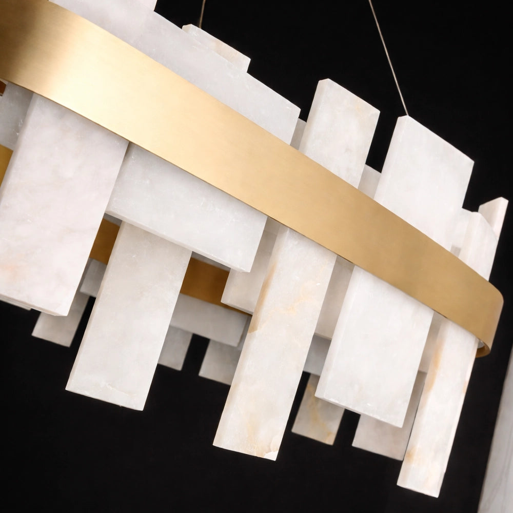 Strata Marble Skyline Chandelier