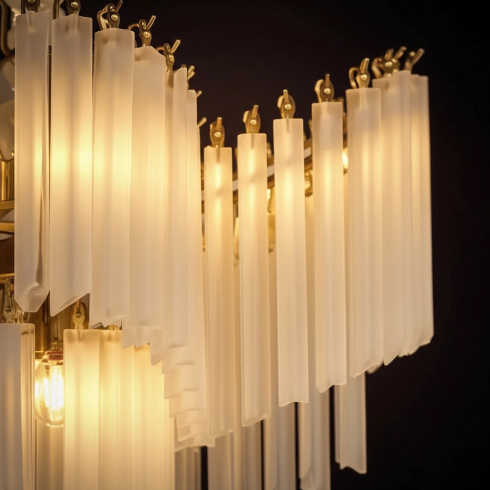 Astra Cascade Glass Chandelier