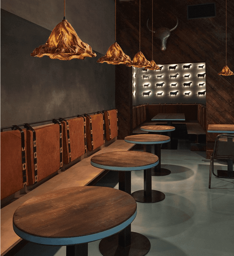 Leaflet Resin Pendant Lamp