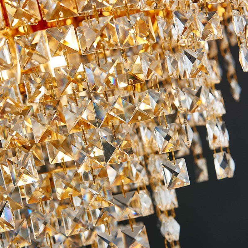 Golden Hour (Linear) Crystal Chandelier