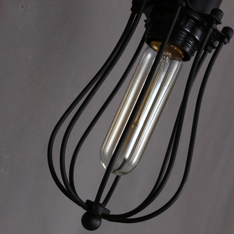 Classic Edison Iron Pendant Light