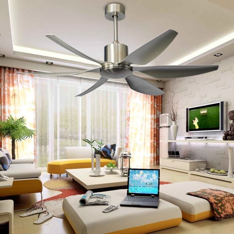 Dove Silver Ceiling Fan | 50W BLDC Motor | 1380mm | Metal Body