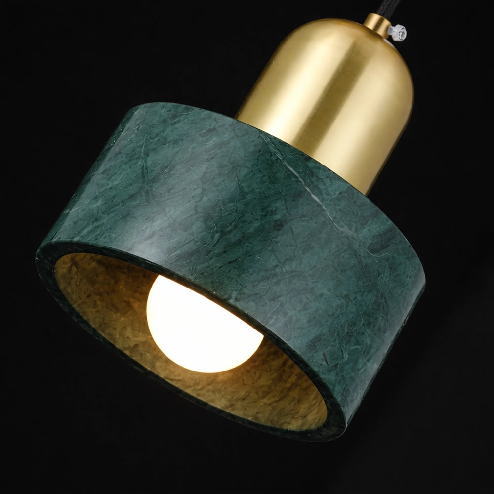 Verde Aurea Marble Pendant Light