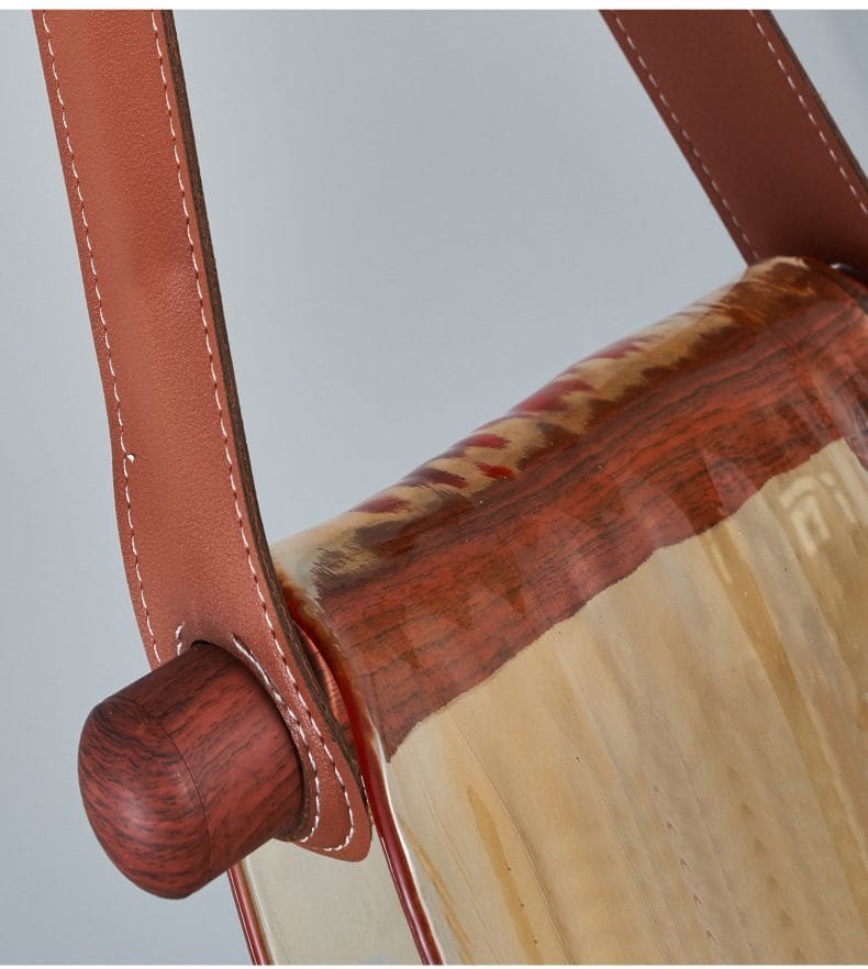 Kyoto Wood (Glass, Leather) Pendant Light