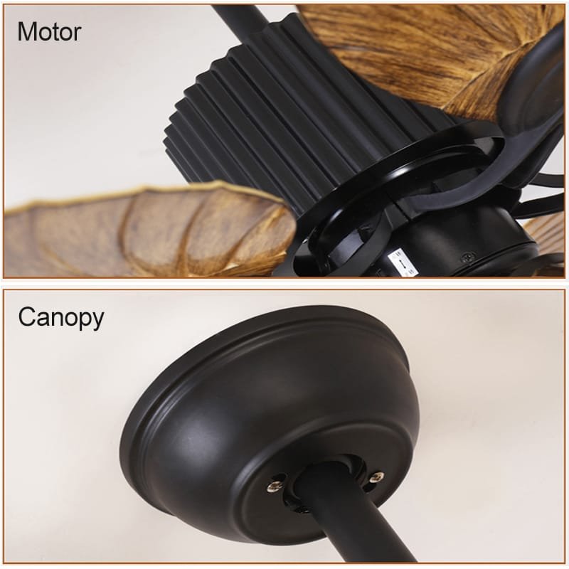 Harrier Dark Brown Ceiling Fan | 40W BLDC Motor | 1320mm | Metal Body