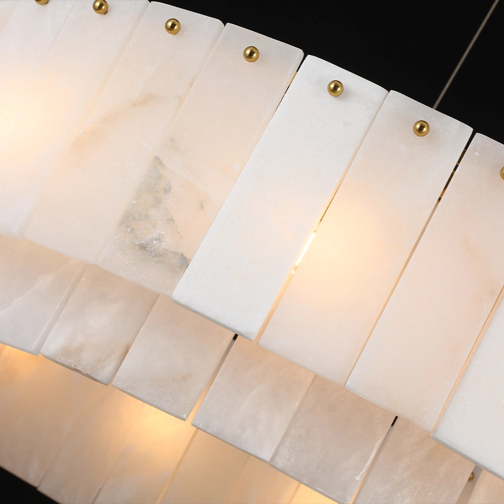 Serenity Marble Circular Chandelier