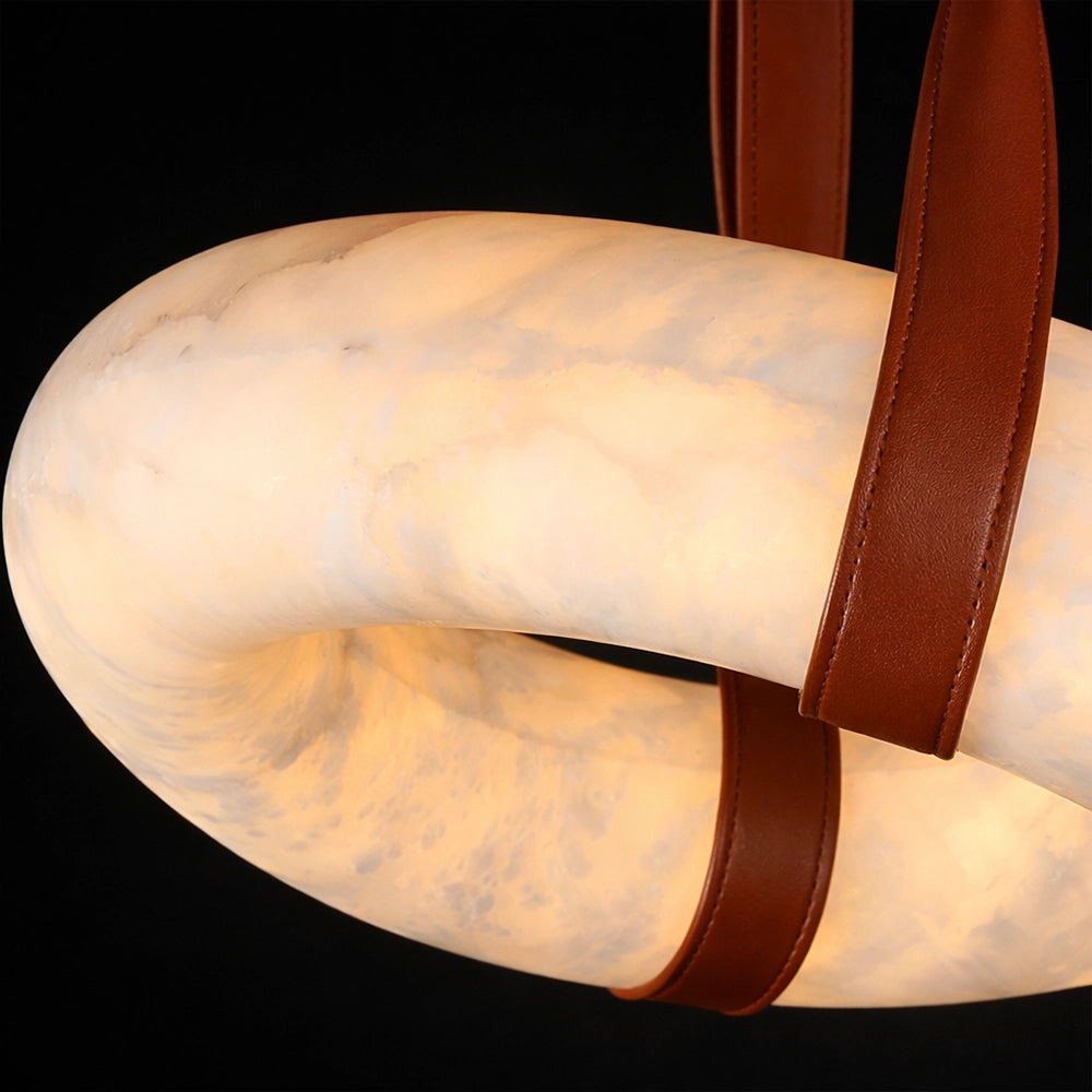 Eterna Loop Marble Ring Chandelier