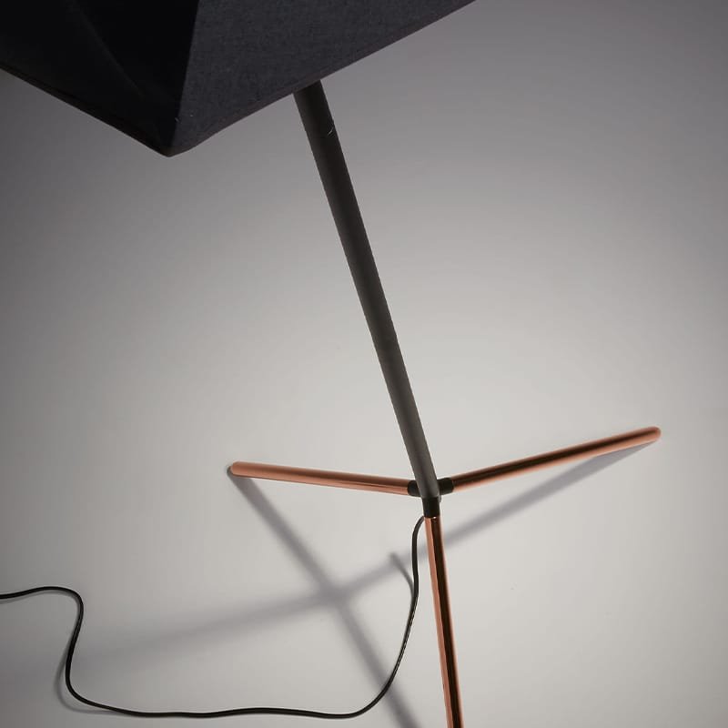 Blackened Gold Floor Lamp