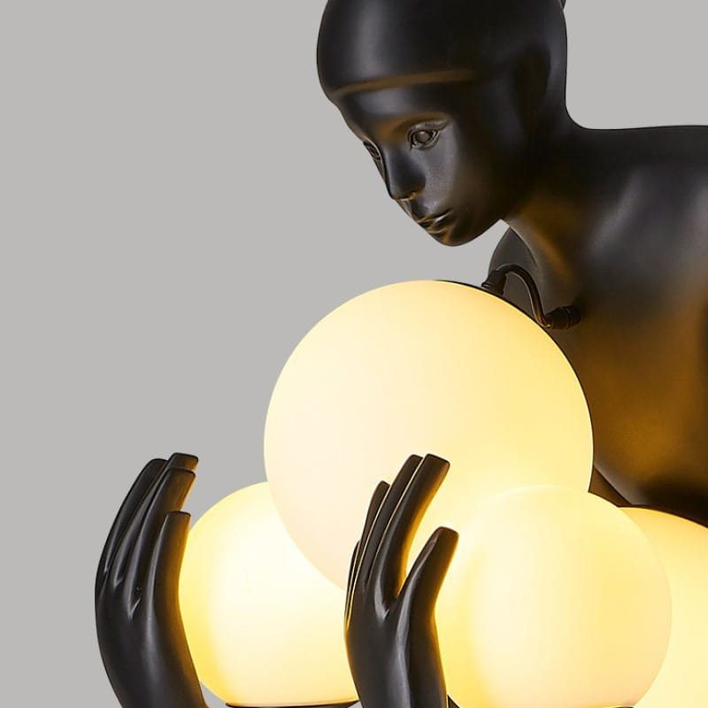 Humanoid Bent(Resin Fiber) Floor Lamp