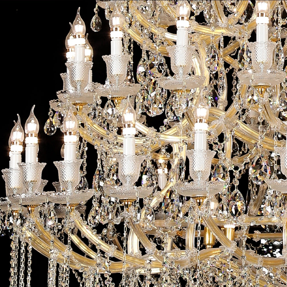 Olympus Crystal Cascade Chandelier