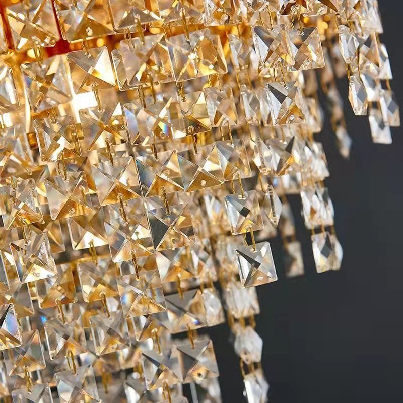 Golden Hour (Round, 2 Sizes) Crystal Chandelier