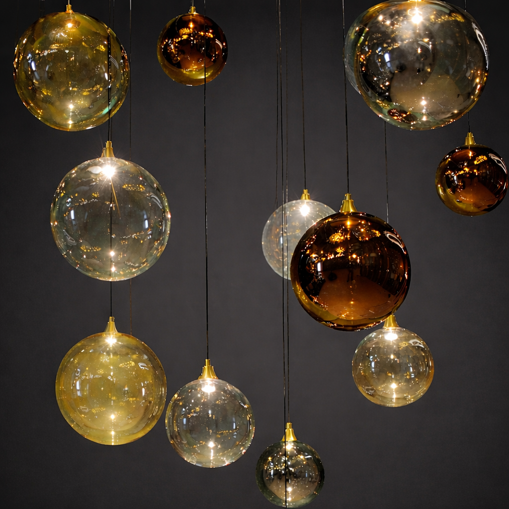 Eclipse Orb Pendant Chandelier