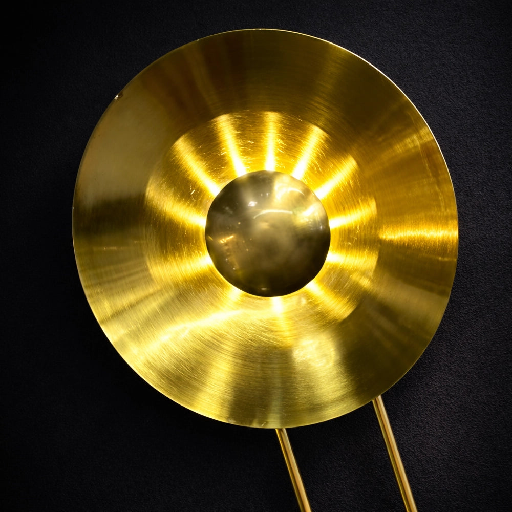 Solara Radiant Brass Wall Sconce