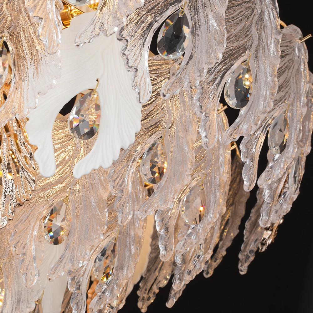 Aurora Borealis Featherburst Chandelier