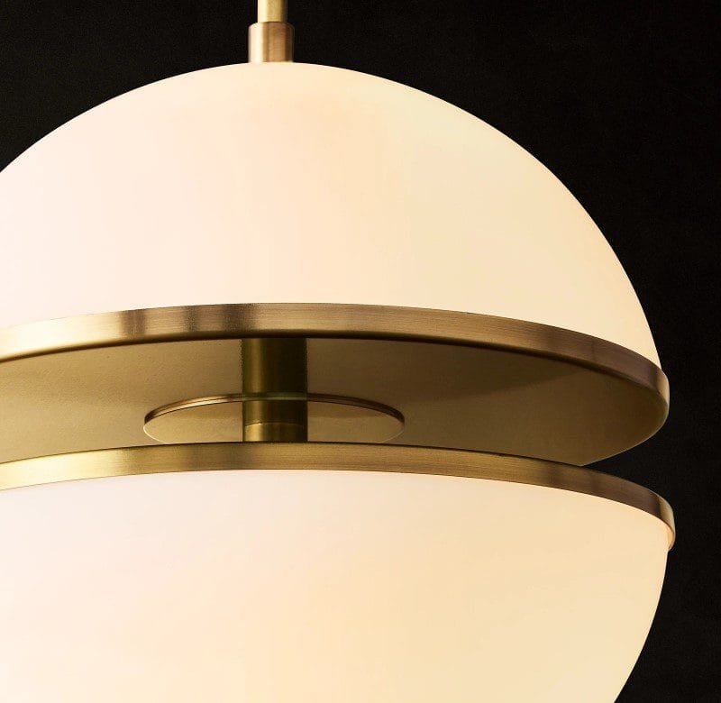 Airy Half-Sphere Pendant Light