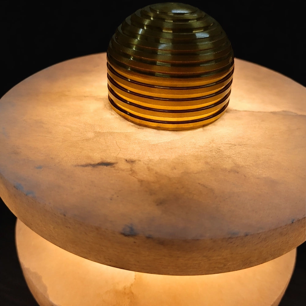 Aurelius Marble Halo Table Lamp – Light Art Studio | Crafting