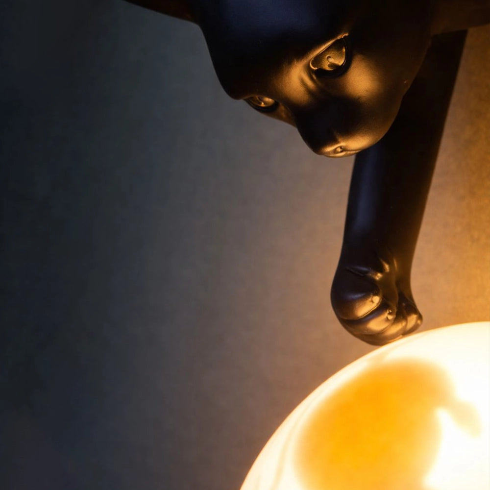 Midnight Mouse Hunter Wall Sconce