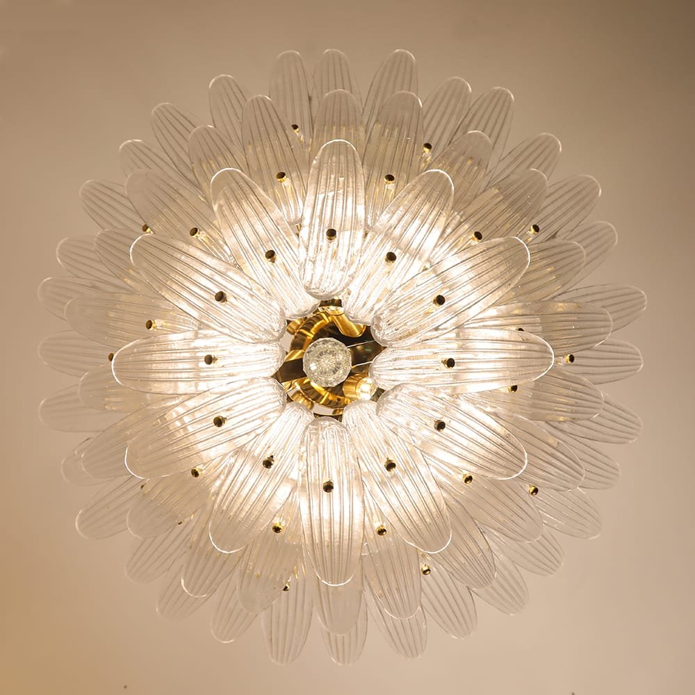 Ethereal Feathered Chandelier