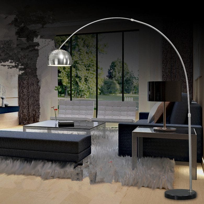 Curve Like CR7 Silver Floor Lamp