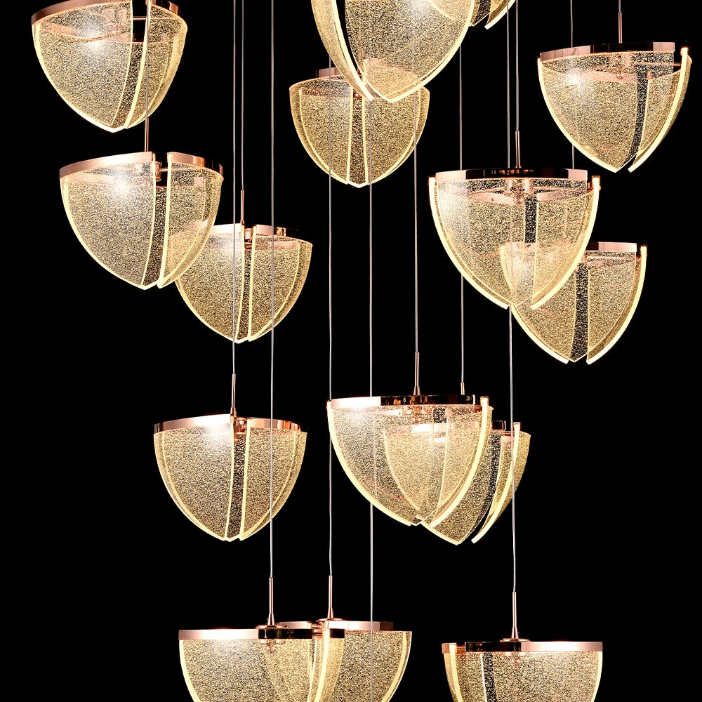 Elysian 19 Modern Shell Chandelier