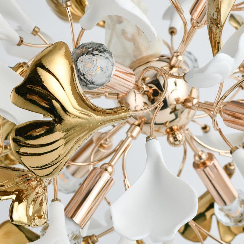 Ginko Round Ceramic Chandelier