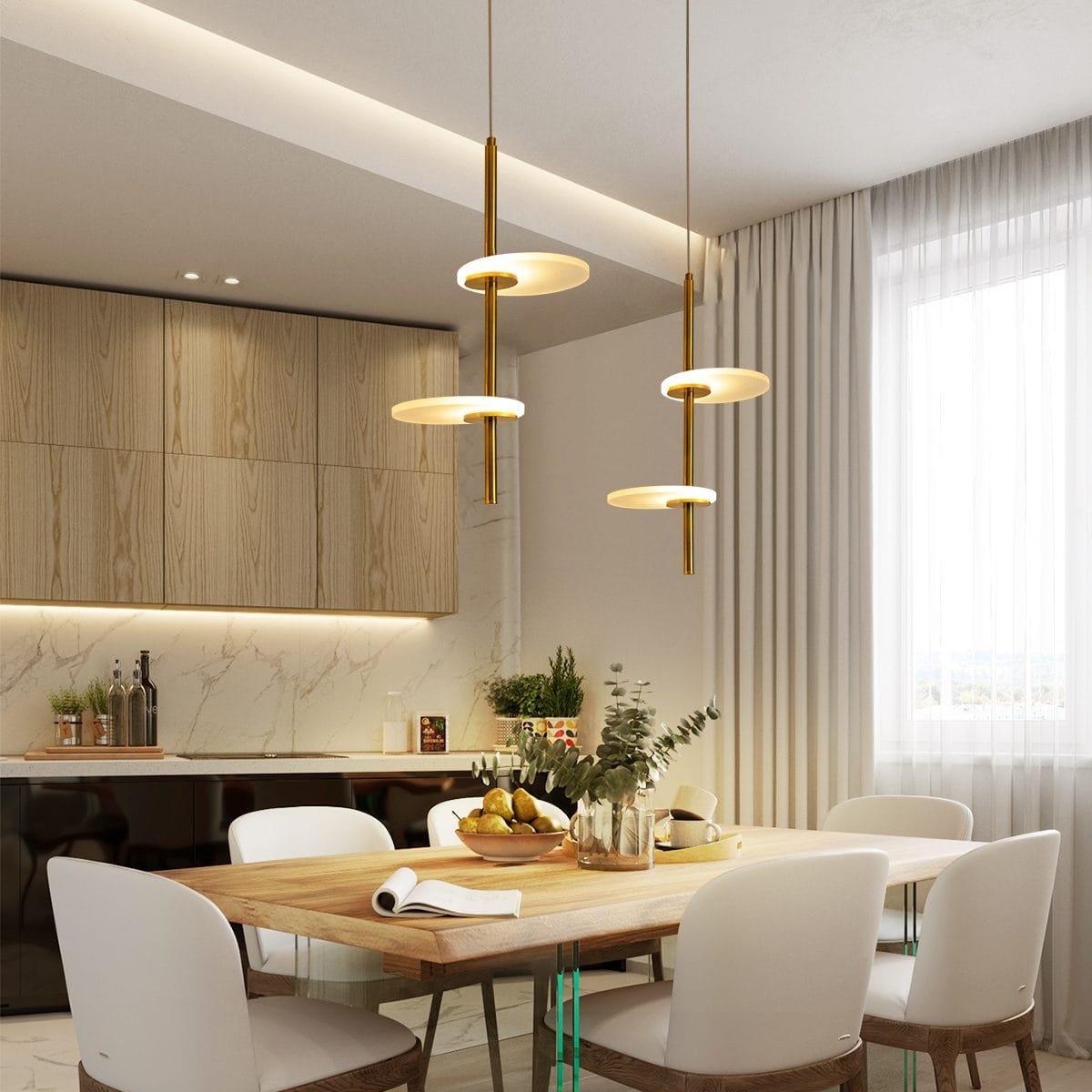 Trapeze (Iron, Acrylic) Pendant Lamp
